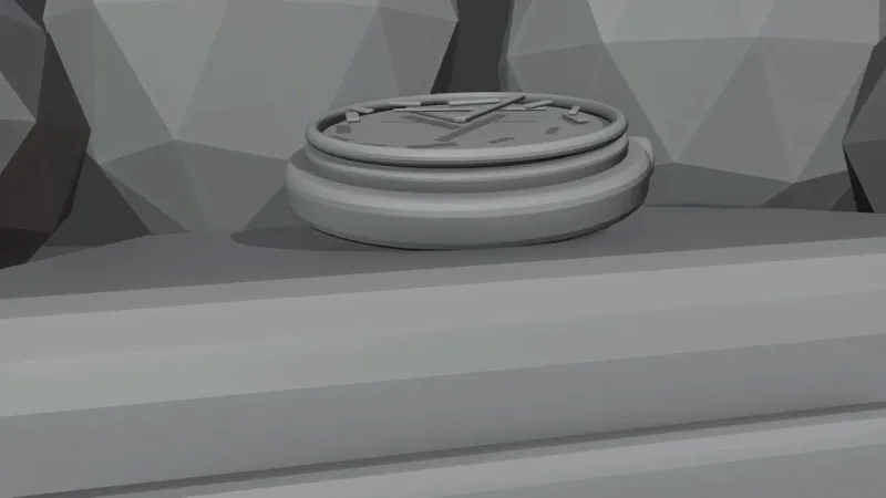 Guide Blender, 3,5 s, virage autour du boîtier