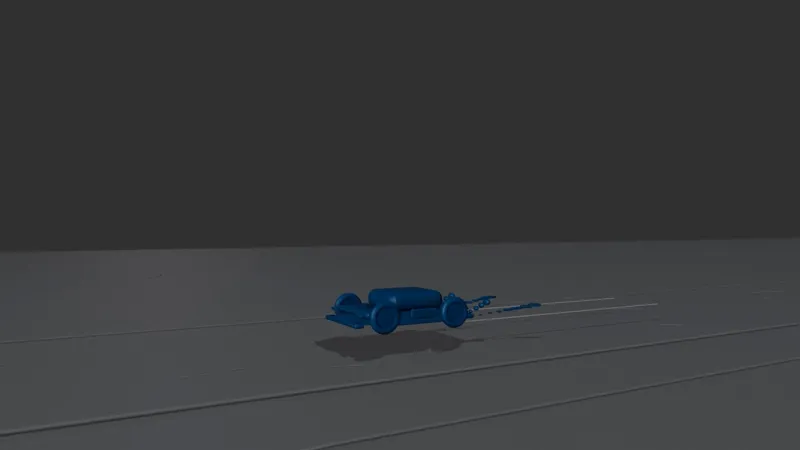 Guide Blender, 11 s, la voiture au loin