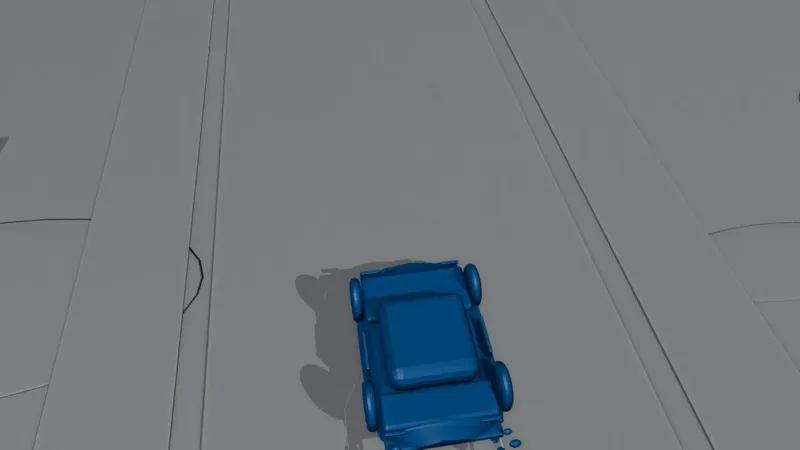 Guide Blender, 4 s, vue plongeante